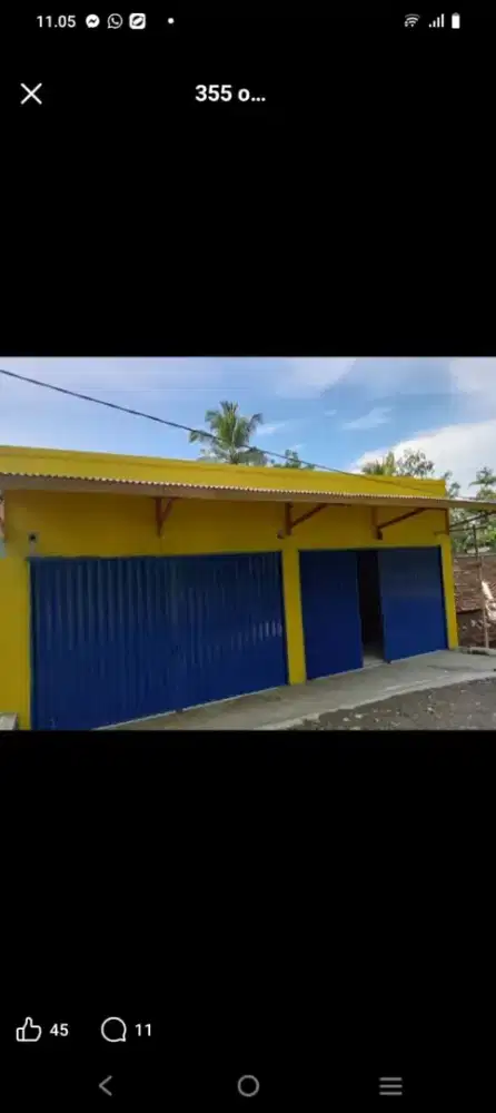 Di jual cepat Ruko pinggir jalan kabupaten Garut