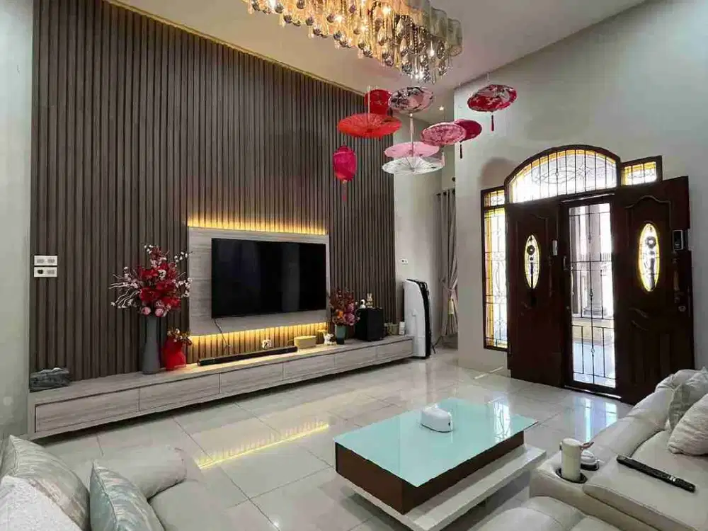 villa furnish mewah daerah cemara