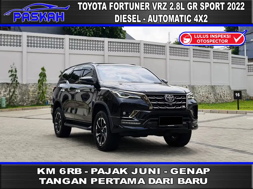 ganjil Bunga=4.5% Km=48k PAJAK=MEI fortuner 2.8 VRZ GR Sport 2022