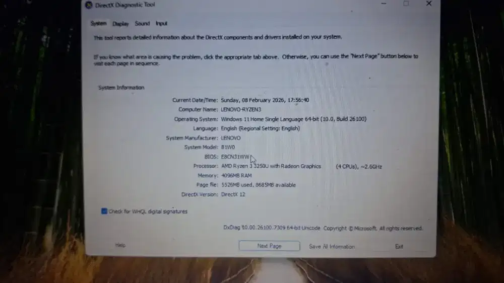 Laptop Lenovo Ideapad Slim 3, AMD Ryzen 3 3250U dan Radeon Graphics