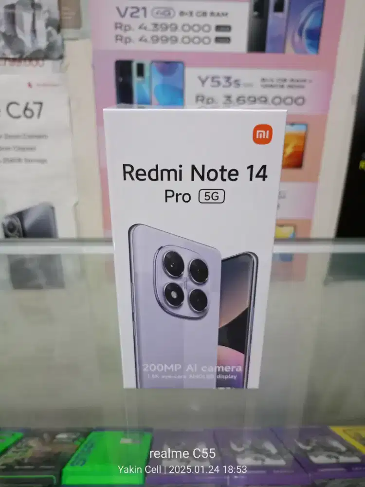 Xiaomi Redmi Note 14 Pro 5G 8/256 GB Camera 200 MP Garansi Resmi