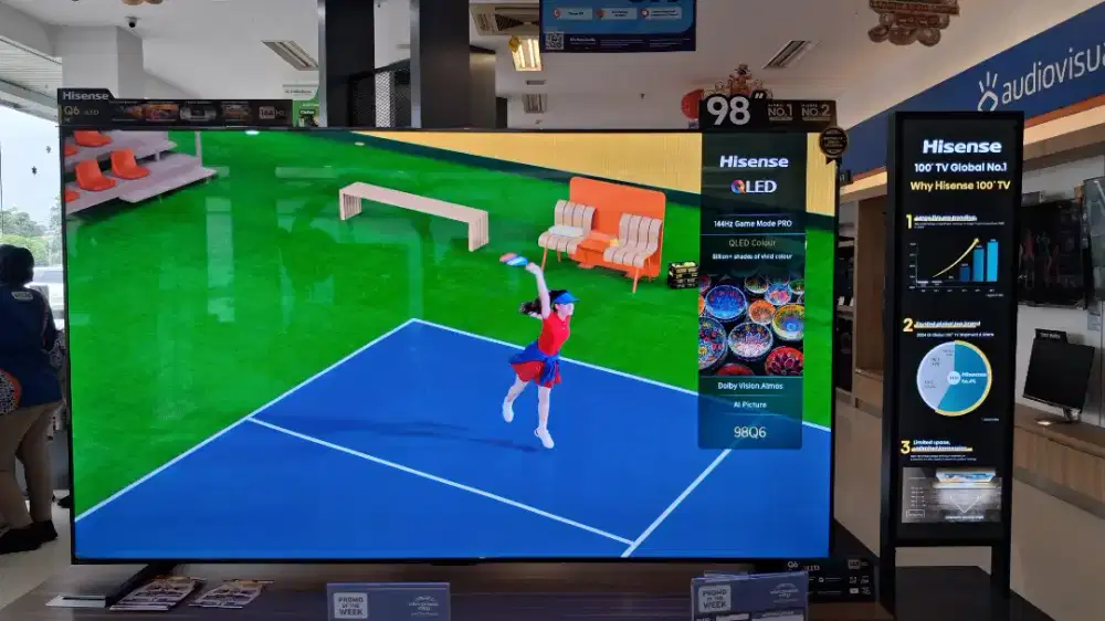PROMO CICILAN FREE 1× HISENSE QUANTUM DOT TECHNOLOGY TV 98