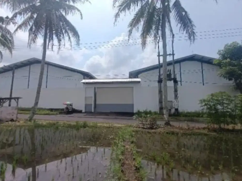 DIJUAL 2 BIDANG TANAH BERIKUT BANGUNAN PABRIK