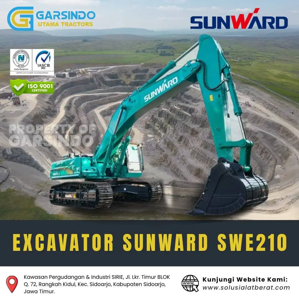 Excavator Sunward SWE210 | Surabaya | Harga Terbaik Jawa Timur 2026
