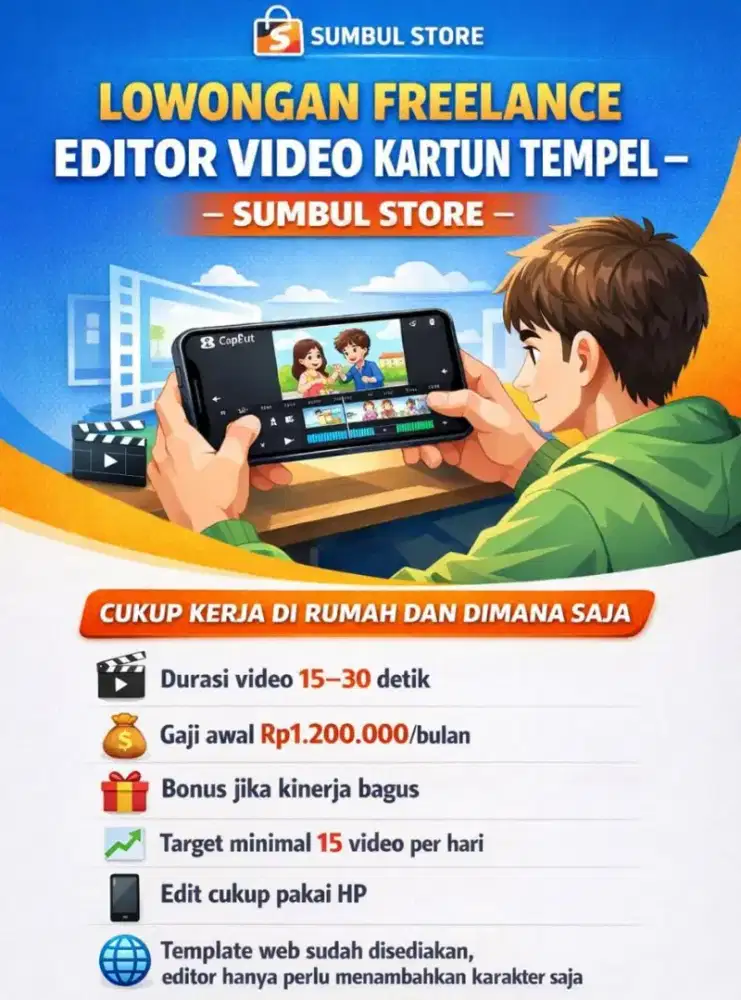 freelance kerja cukup pakai hp saja