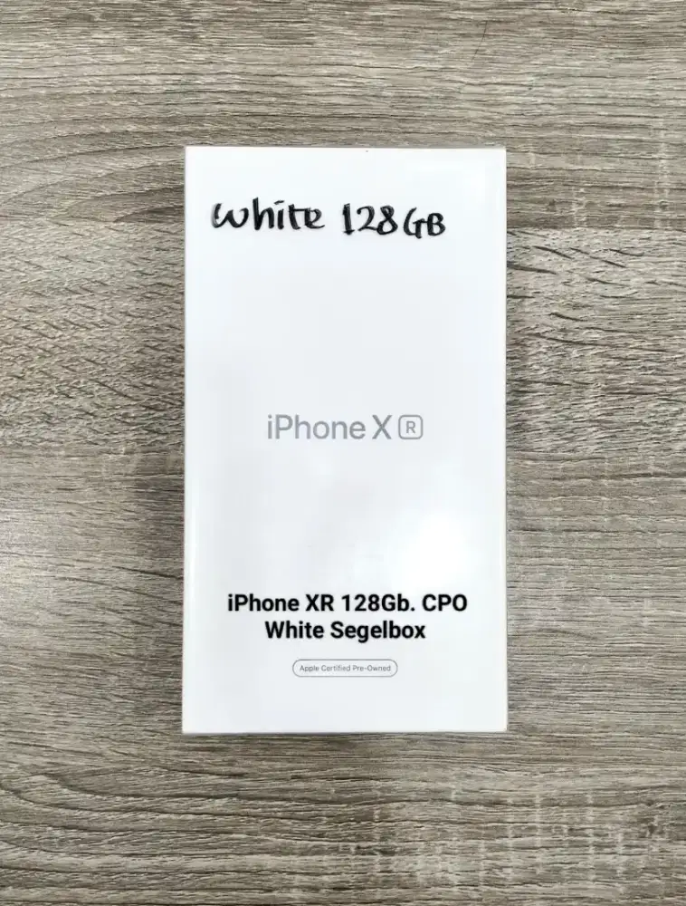 iPhone XR 128Gb. CPO White Segelbox
