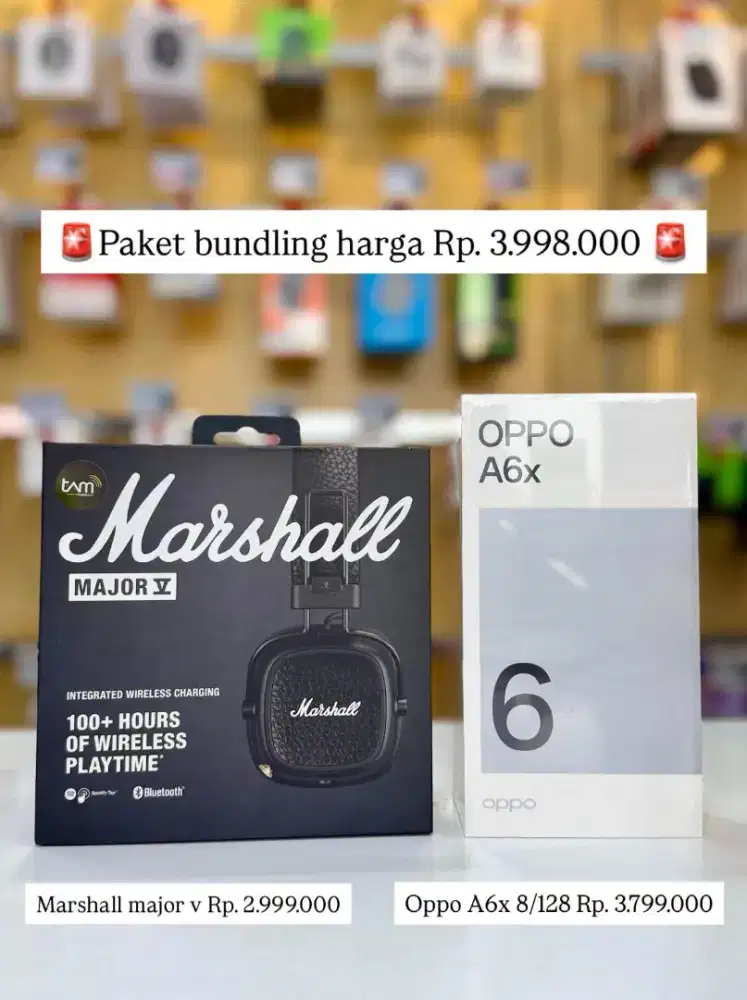 PROMO OPPO A6x dapet Marshal