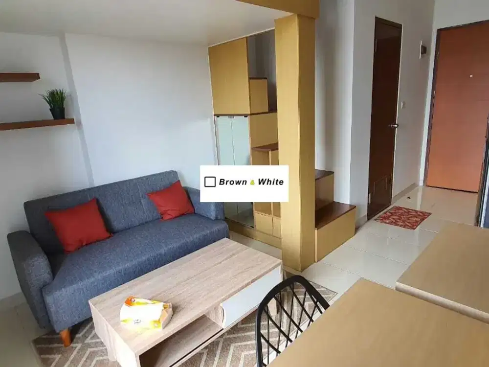 Apartemen Dave Studio Mezzanine Dekat UI dan Tol Kukusan Beji