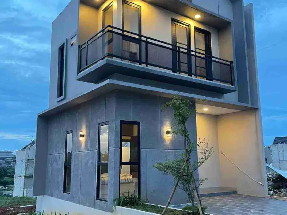 Rumah Scandinavian 600 Juta Dekat Tol Cinere Green Madani Cinangka