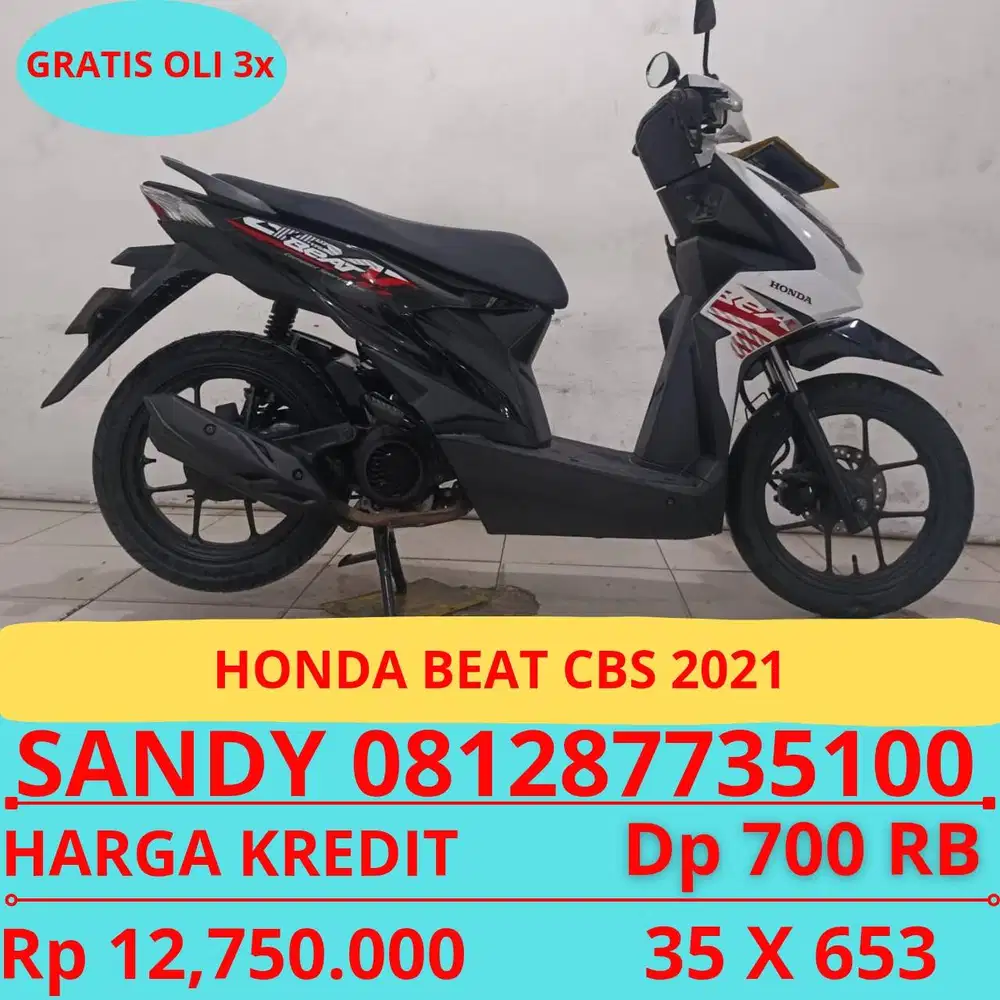 HONDA BEAT CBS 2021 DP MURAH 700 RIBU GUYSS