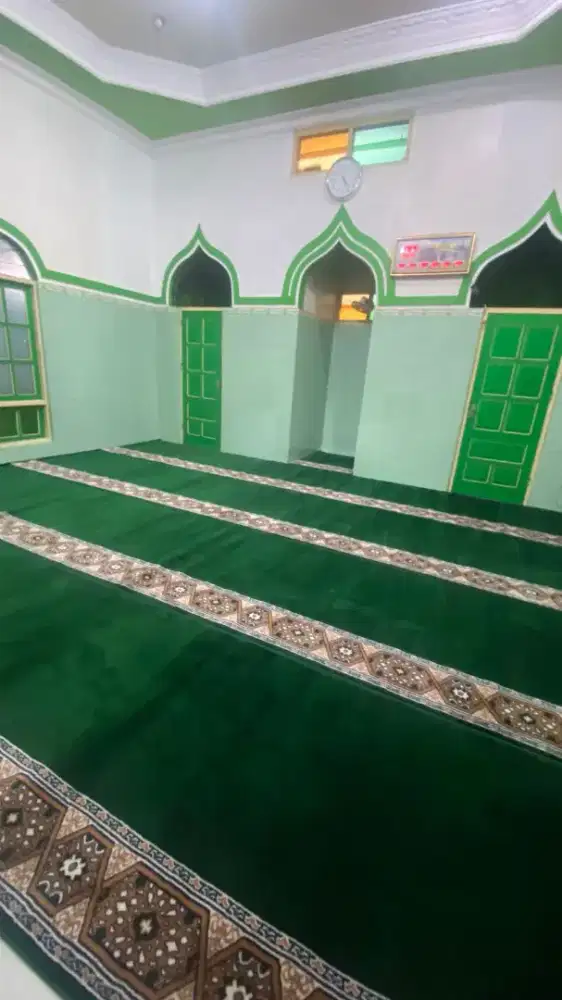 Tersedia Karpet sajadah Masjid import pembelian menyesuaikan kebutuhan