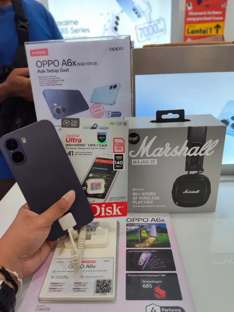 BELI OPPO A6x 8/128 FREE MMC 128GB BARU MASIH SEGEL!!