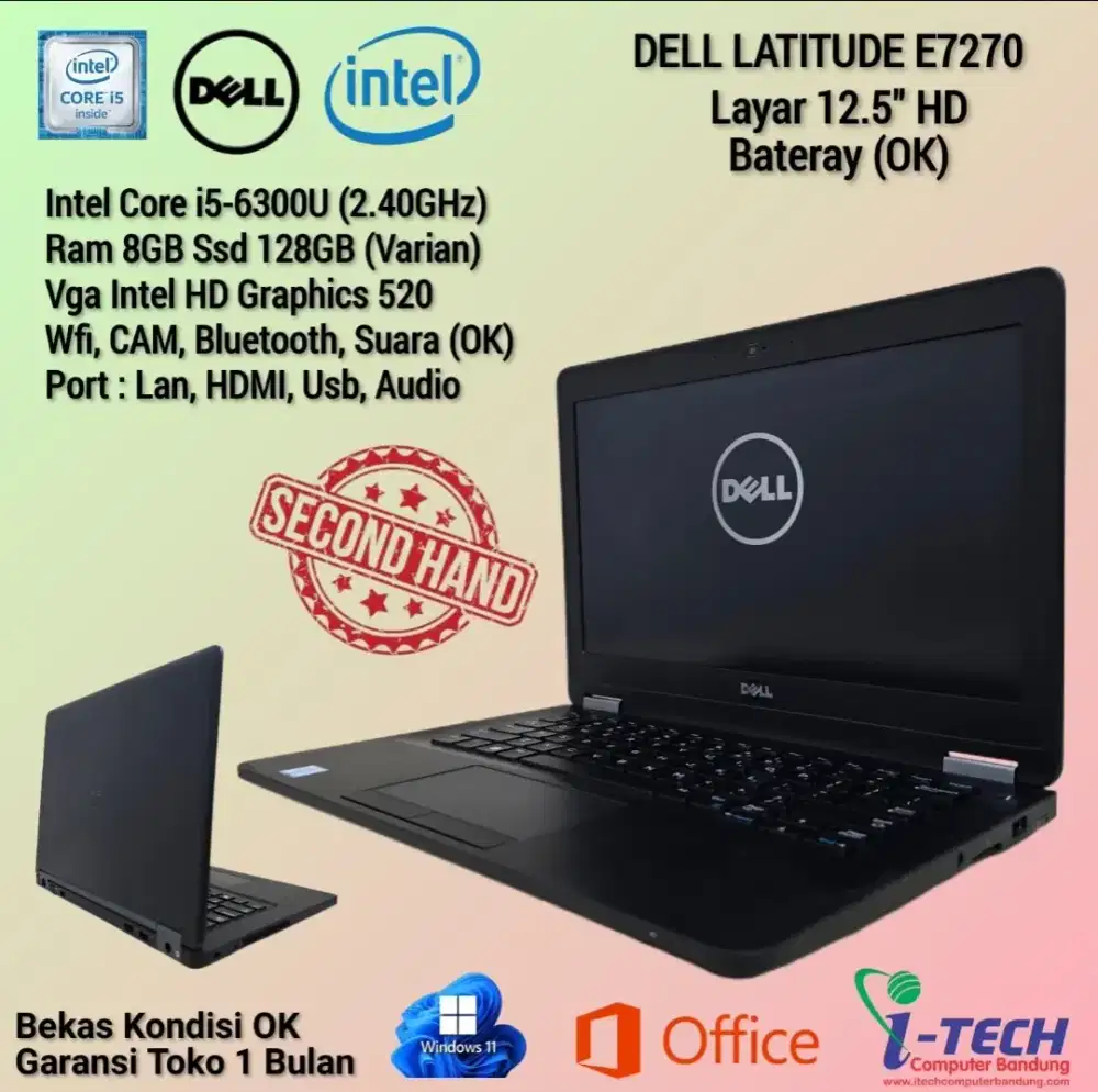 DELL LATITUDE E7270 12,5