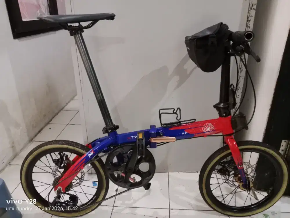sepeda lipat 16 plus foldx two