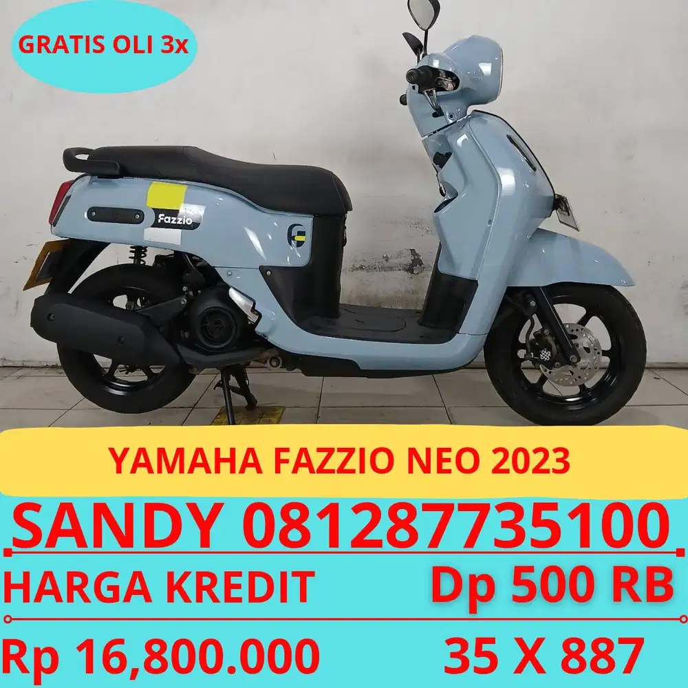 YAMAHA FAZIO NEO 2023 DP MURAH 500 RIBU GUYSS