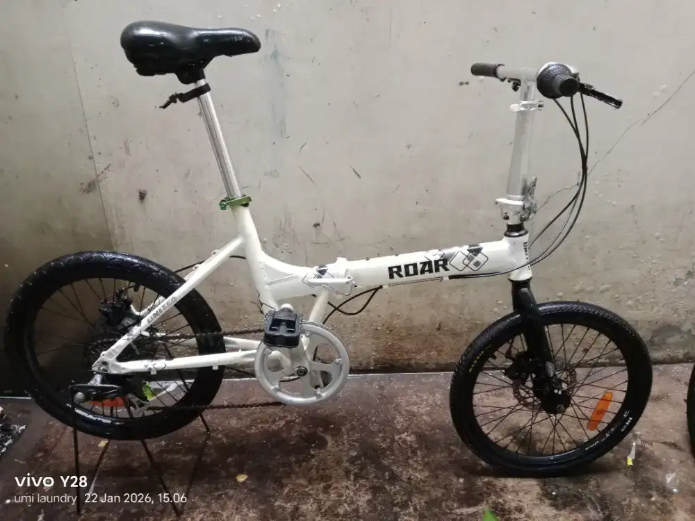 sepeda lipat alloy united roar ring 20
