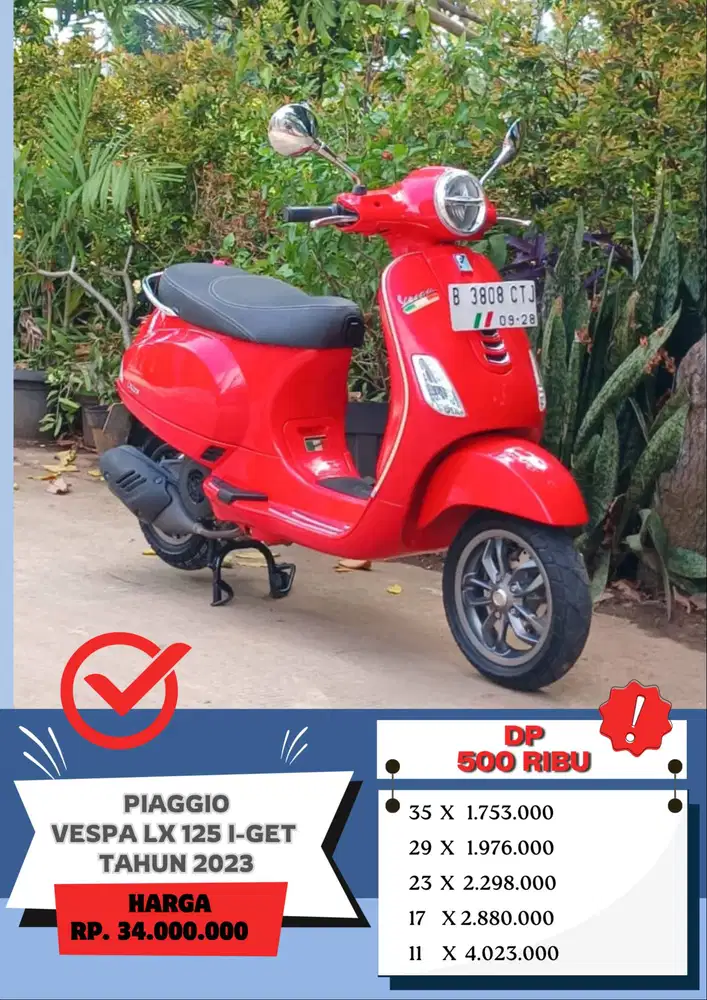 Vespa LX 125 I-Get Tahun 2023