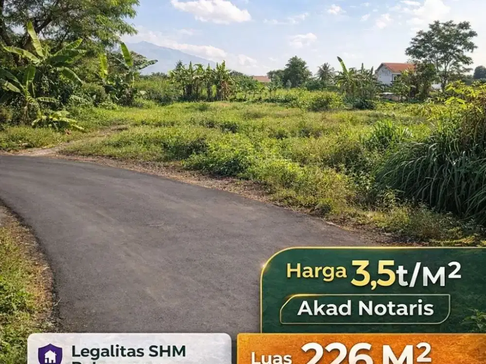 Tanah Jogja 2 MENIT SD BIAS KALIURANG SHMP