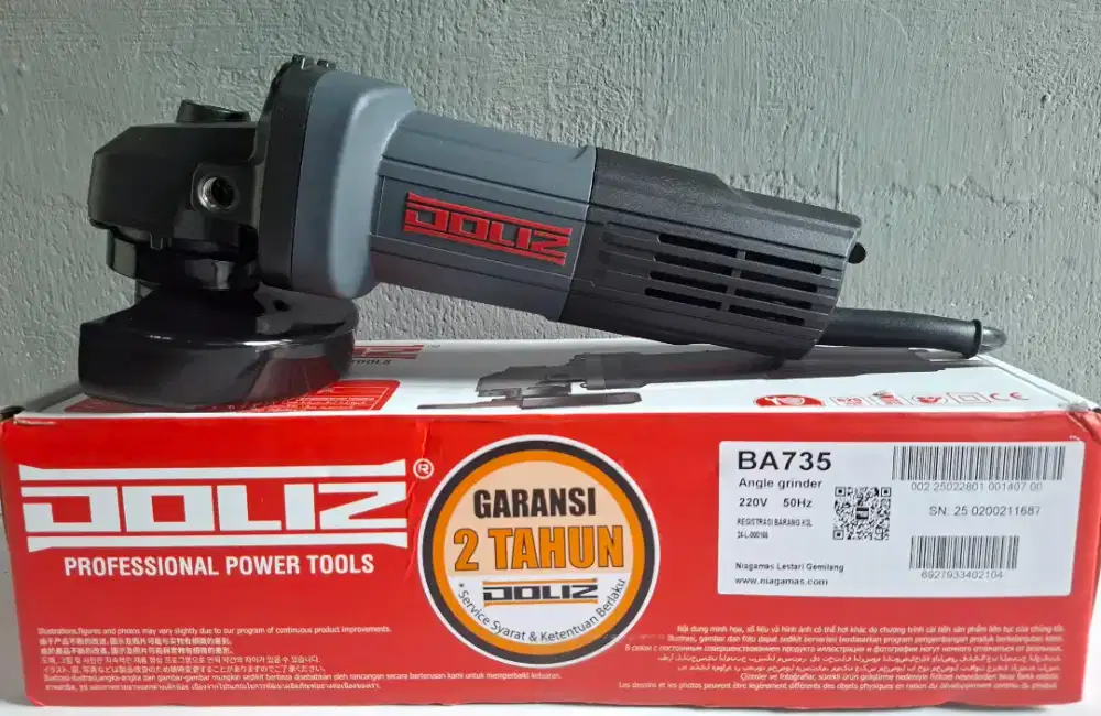 New Doliz profesional power tools hand grinder mesin gerinda