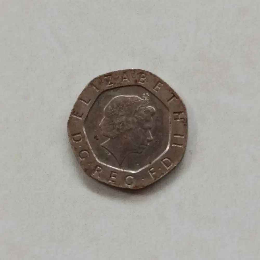 Koin 20 pence 2000 British