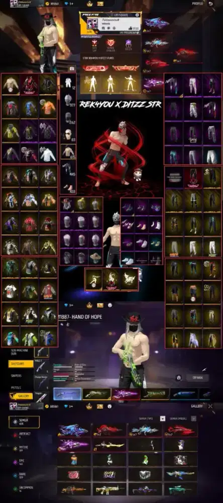 Jual akun ff aman dan amanah