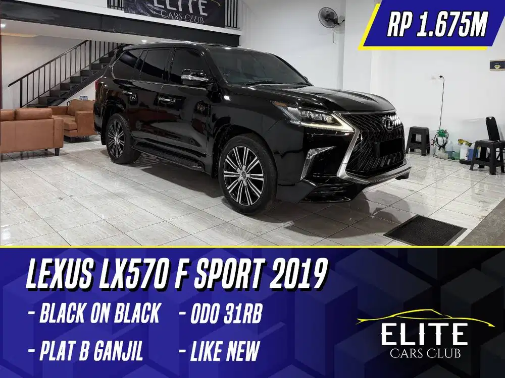 Lexus LX570 F Sport 2019 NIK 2018 Black Hitam LX 570 FSport