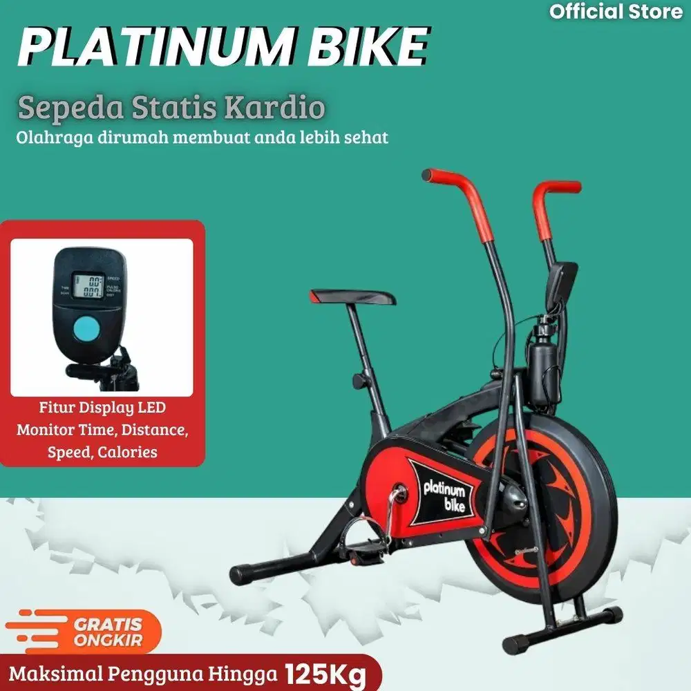 Jual Sepeda Statis Rumahan Platinum Bike Premium Garansi 12 Bulan