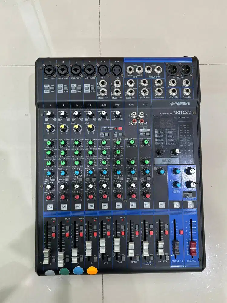 Mixer Yamaha MG12XU Second Berfungsi Normal