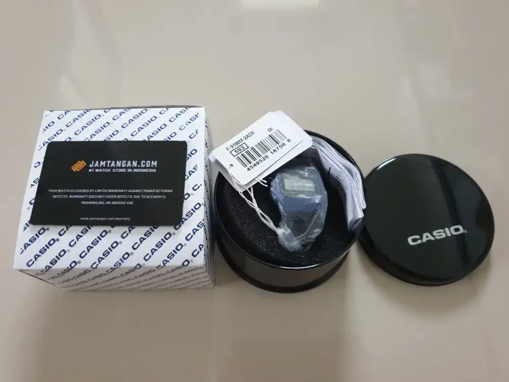 Jam tangan Casio F91W 2ADF kondisi baru