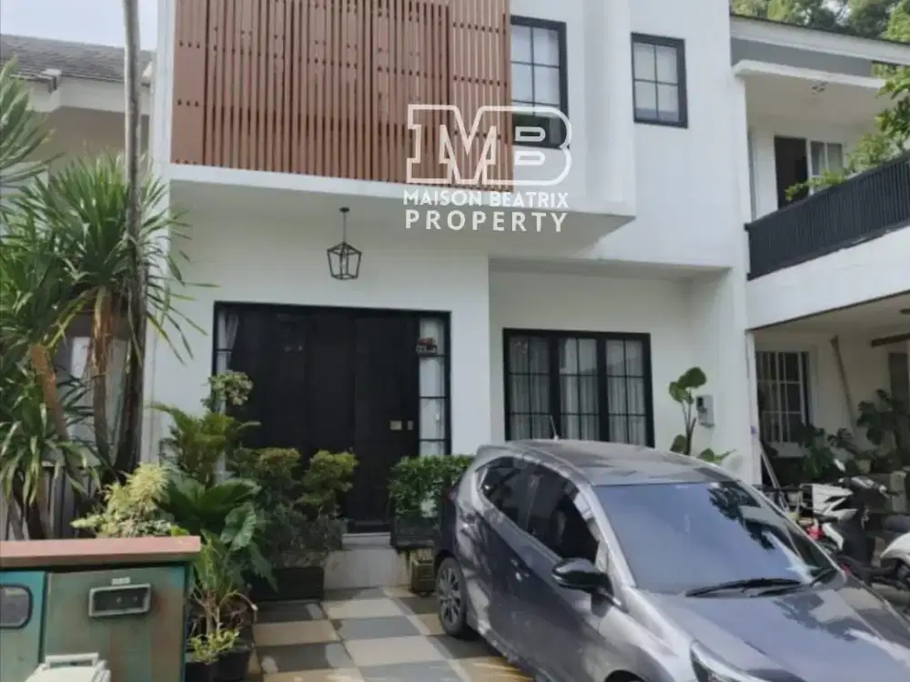 RUMAH 2LT FULLY FURNISHED CANTIK APIK & HOMY SIAP HUNI DI NUSA LOKA BSD