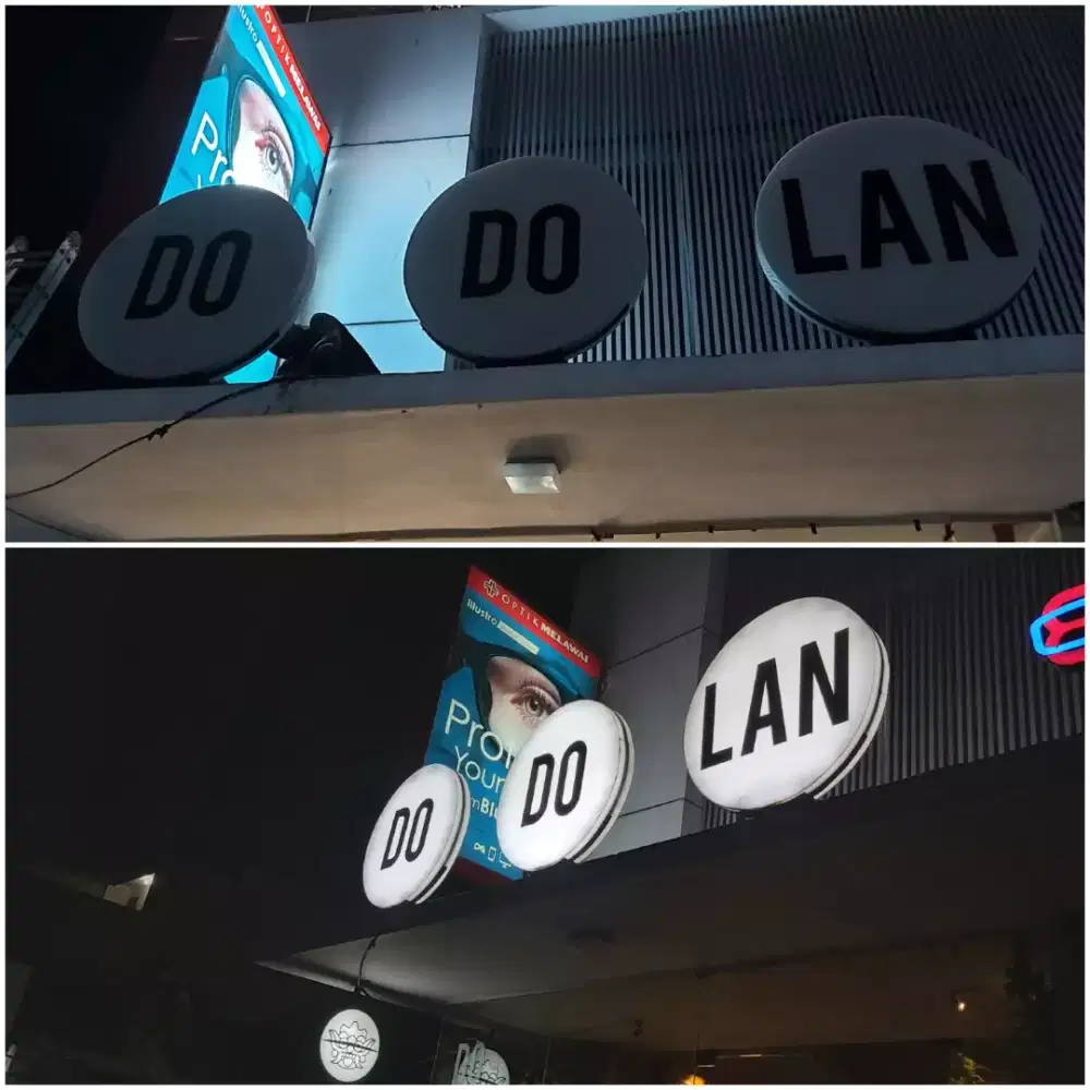 Neon Box Papan Nama Toko Neon Box Akrilik Neon Flex LCD