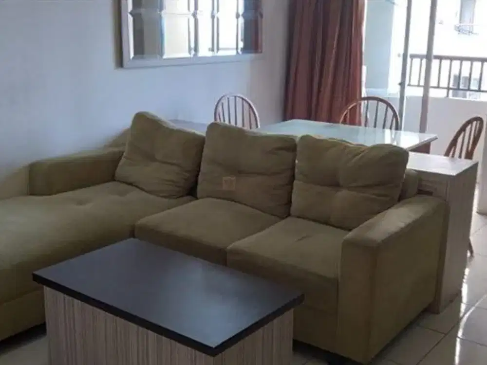 Disewa Apartemen Furnish Lengkap 2BR Mediterania Marina Ancol, Dekat Mangga Dua, Kemayoran.