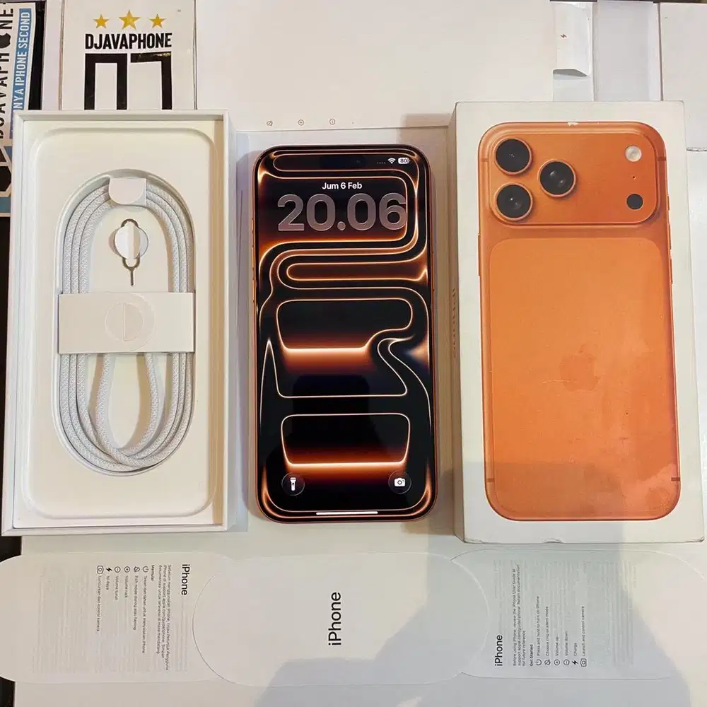 iPhone 17 Pro Max 256GB BH 100% Garansi Resmi iBox 25 November 2026