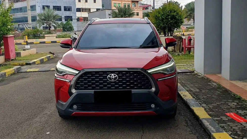 Toyota Corolla Cross 1.8 Bensin Non Hybrid Sunroof Merah 2020 Low KM