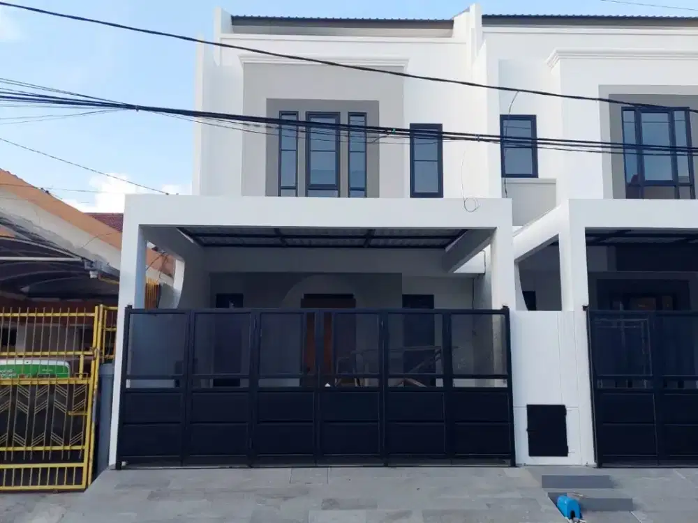 Rumah Gress 2 Lt American Attic Murah Pondok Tjandra Dekat Surabaya Rungkut