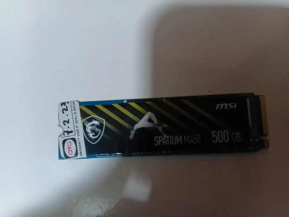 SSD spare part laptop merk msi