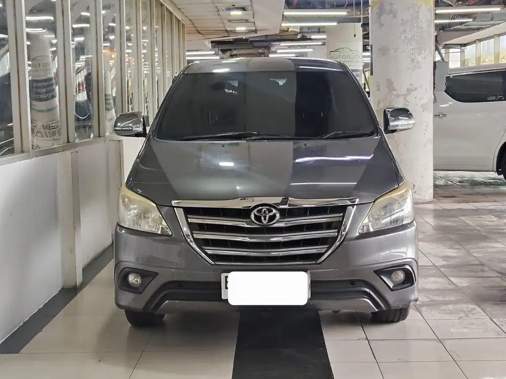 TOYOTA KIJANG INNOVA G 2.5 AT DIESEL BUKAN BENSIN 2014 ABU ABU