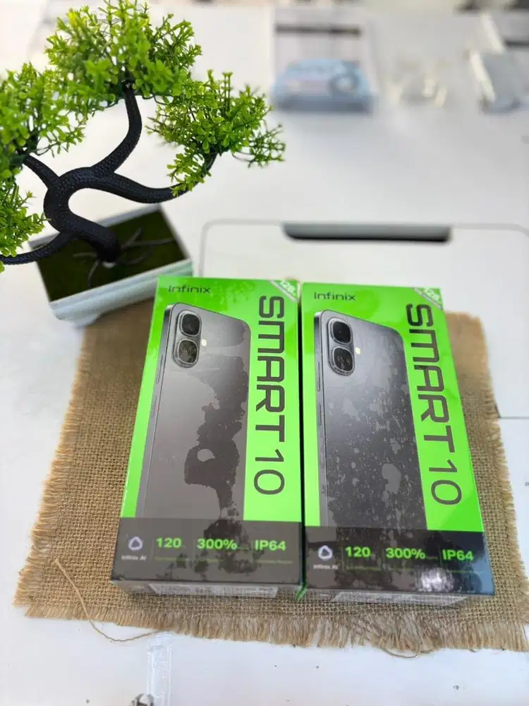 INFINIX SMART 10 PLUS 8+8/128 BARU RESMI GARANSI READY