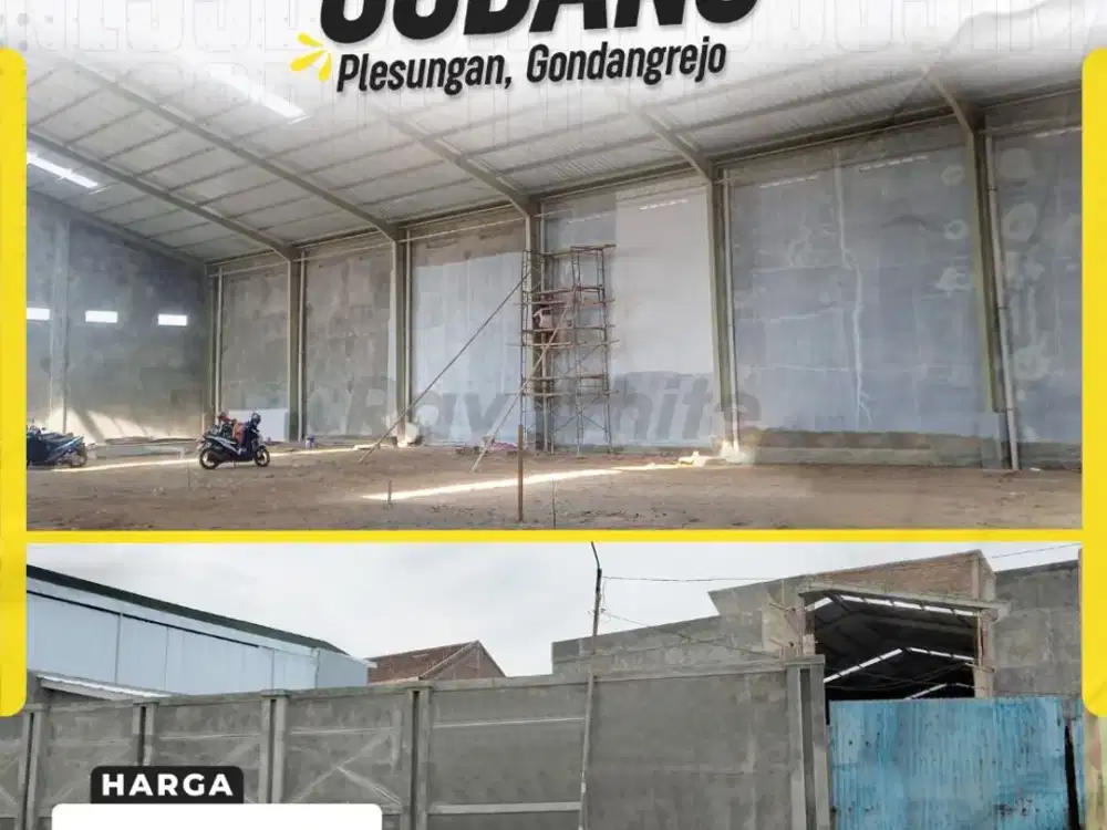 Di Jual Gudang Di Plesungan, Gondangrejo