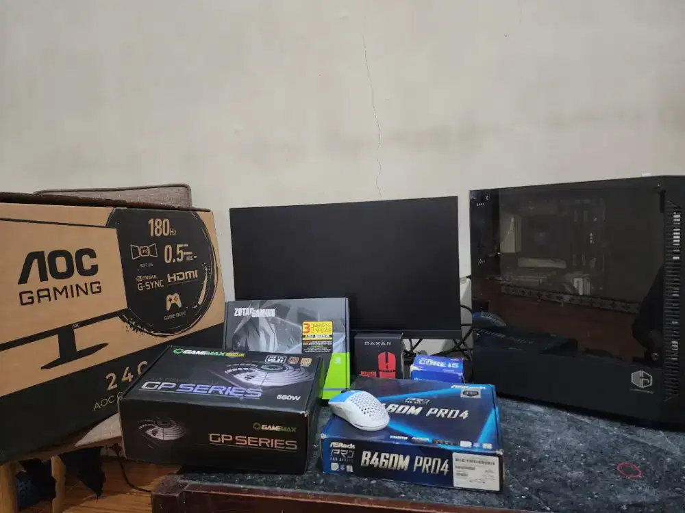 PC Gaming SET Ram 16GB I5 Gen 10 GTX 1650 Super 4GB