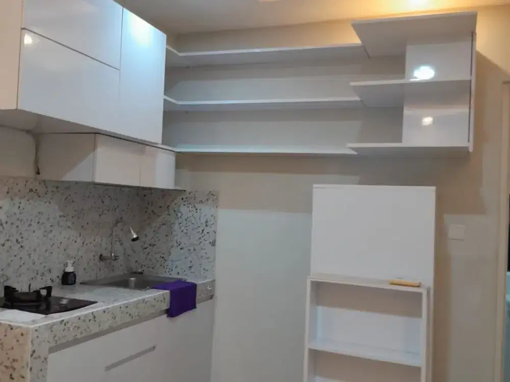 disewakan apartemen mediterania garden residences 1 tipe 2 kamar tidur diubah jadi 1 kamar