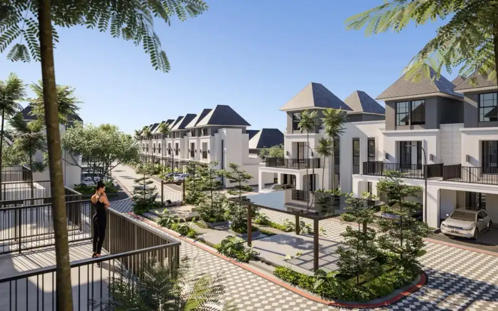 Rumah Baru Dijual Mewah Promo Free All biaya Akses Lebar 7meter bs KPR