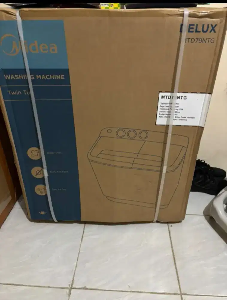 DIJUAL MESIN CUCI BARU MERK MIDEA