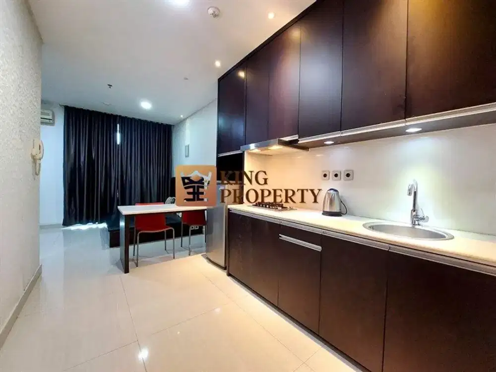 Termurah Sewa 1BR Furnished Bagus di Apartemen Central Park Residence Akses Kolam Renang, Jacuzzi langsung ke Mall Central Park, Taman Anggrek & Tol