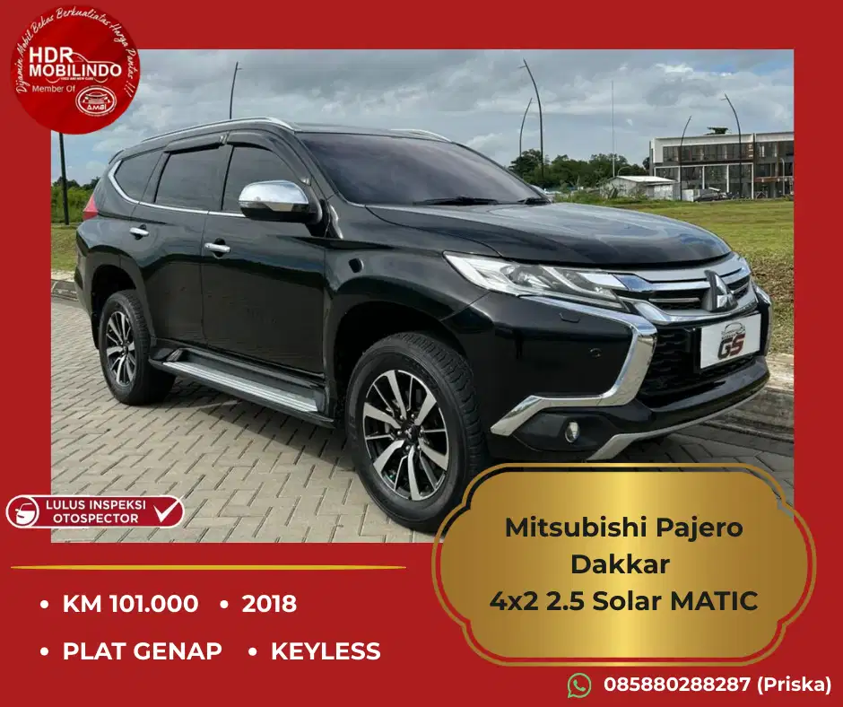 Pajero Dakar 2018 AT MATIC GENAP