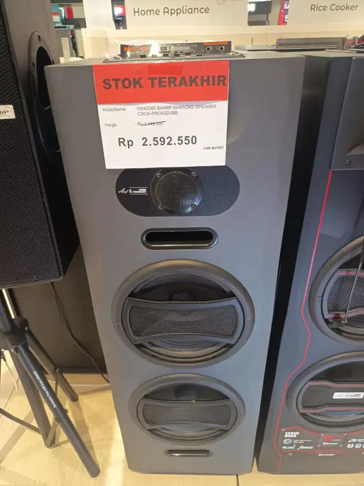 ONLY DISPLAY SHARP KAROKE SPEAKER