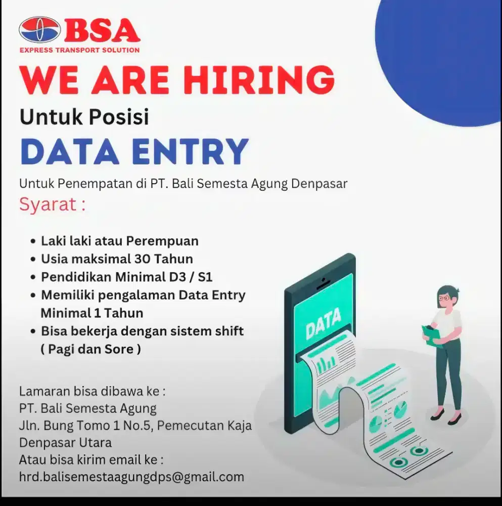 Data Entry Pergudangan