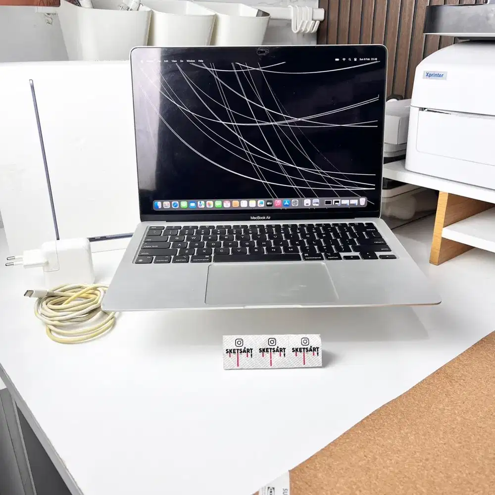 MacBook Air M1 8gb 512gb Silver Battery Health 84%