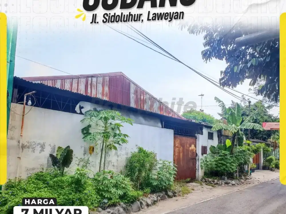 DI Jual Sewakan Gudang Di Jl. Sidoluhur, Laweyan