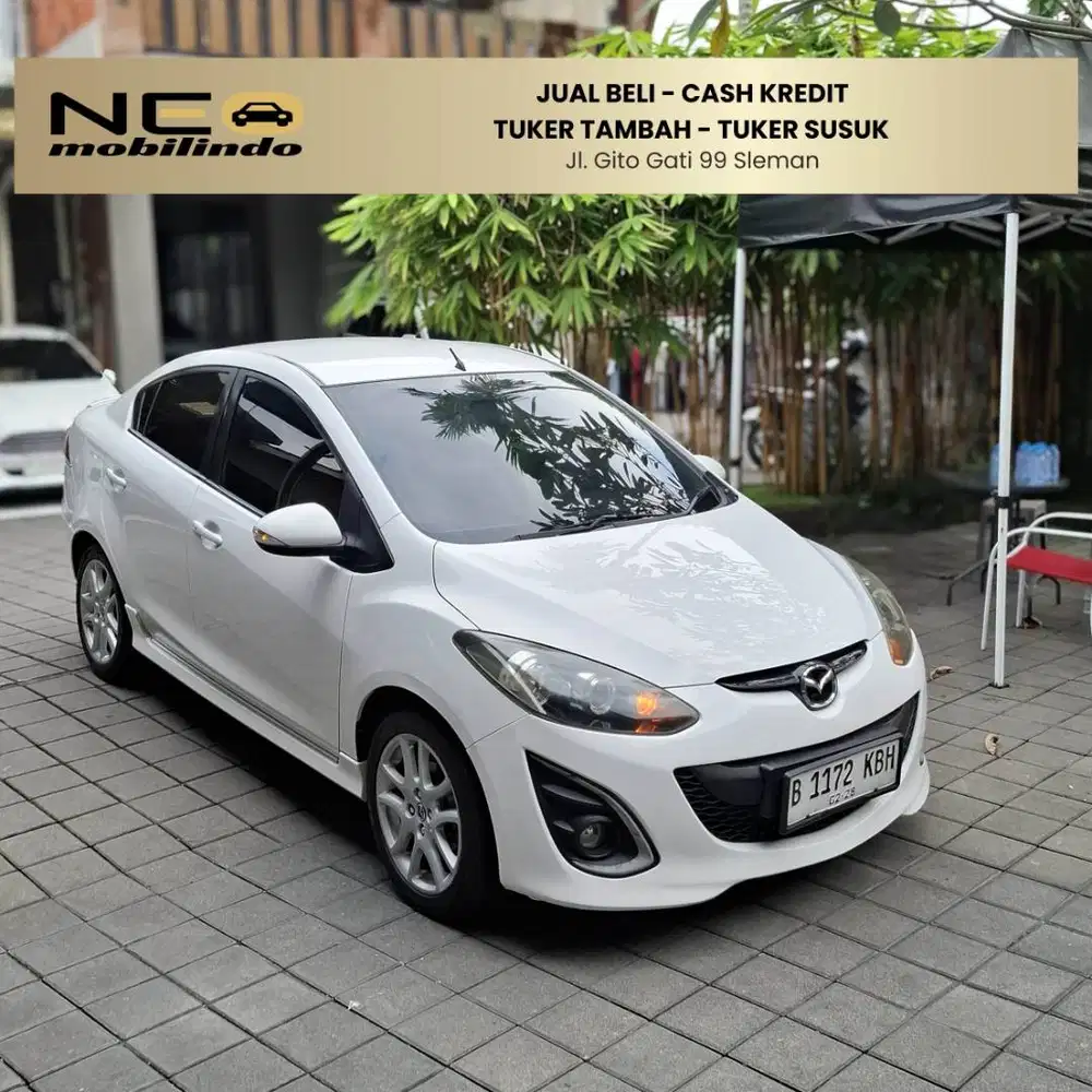 MAZDA 2 SEDAN 1.5L R AT 2012 PUTIH